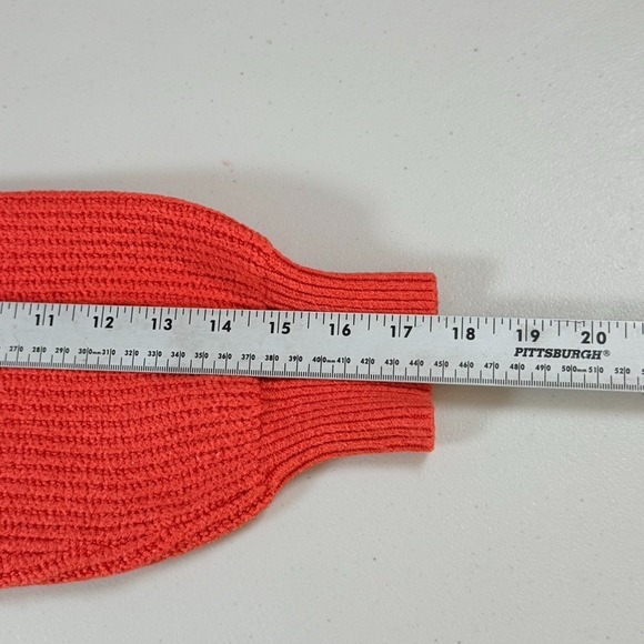 Aerie Oversized Cardigan‎ Sweater Womens Small Orange Academia Boyfriend Fall - Picture 6 of 12